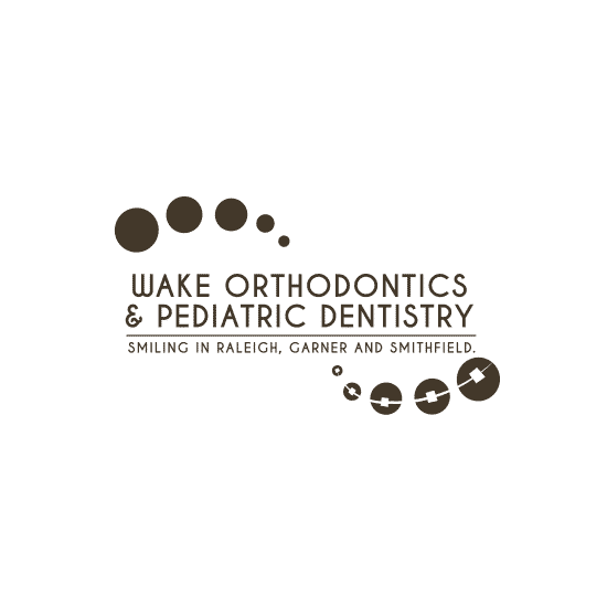 Medical practice marketing | dental practice marketing | orthodontic practice marketing 4 Wake orthodontics & pediatric dentistry logo designed by virginia creative group