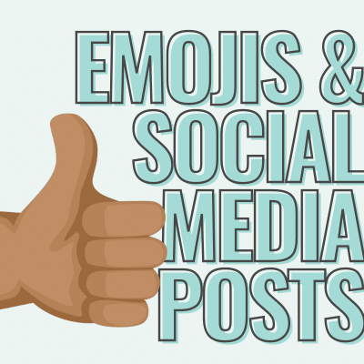 Using emojis in social media posts
