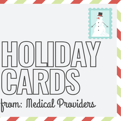 Holiday cards from medical providers